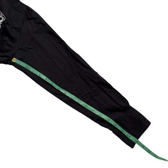 WRANGLER ACTRA Black Embroidered Button Up Western Shirt Size Small Mens Roping - Picture 7 of 7